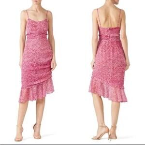 East Order pink penny midi